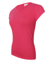 Ladies Top Plain Short Sleeve - Image 2