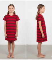 Girls Long Top STR Half Sleeve – 01