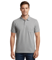 Men’s Plain Polo T- Shirt - Image 2