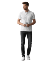 Men’s Plain Polo T- Shirt - Image 4