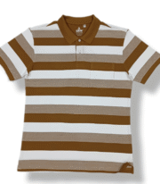 Men’s Stripe Polo T- Shirt- Style-2302 - Image 2