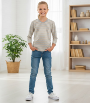 Girl’s Top Striper Long Sleeve - Image 13