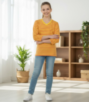 Girl’s Top Striper Long Sleeve - Image 5